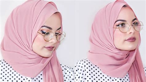 hijab with glasses and mask.